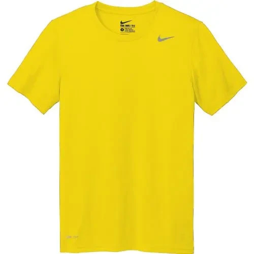 Nike Mens Team Legend Short Sleeve Crew T-Shirt DV7299-700 Yellow XL gallery