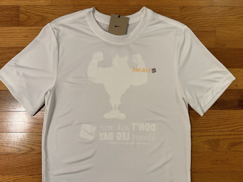 New S Nike Dri-Fit Training Don't Ask Me About Leg Day Shirt FZ8044-100 Men gallery