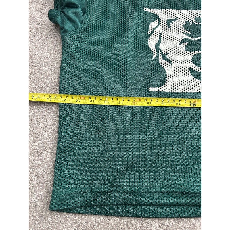 A4 Football Jersey Mens M Green Excellent Pride Lion Graphic Mesh Practice Shirt gallery