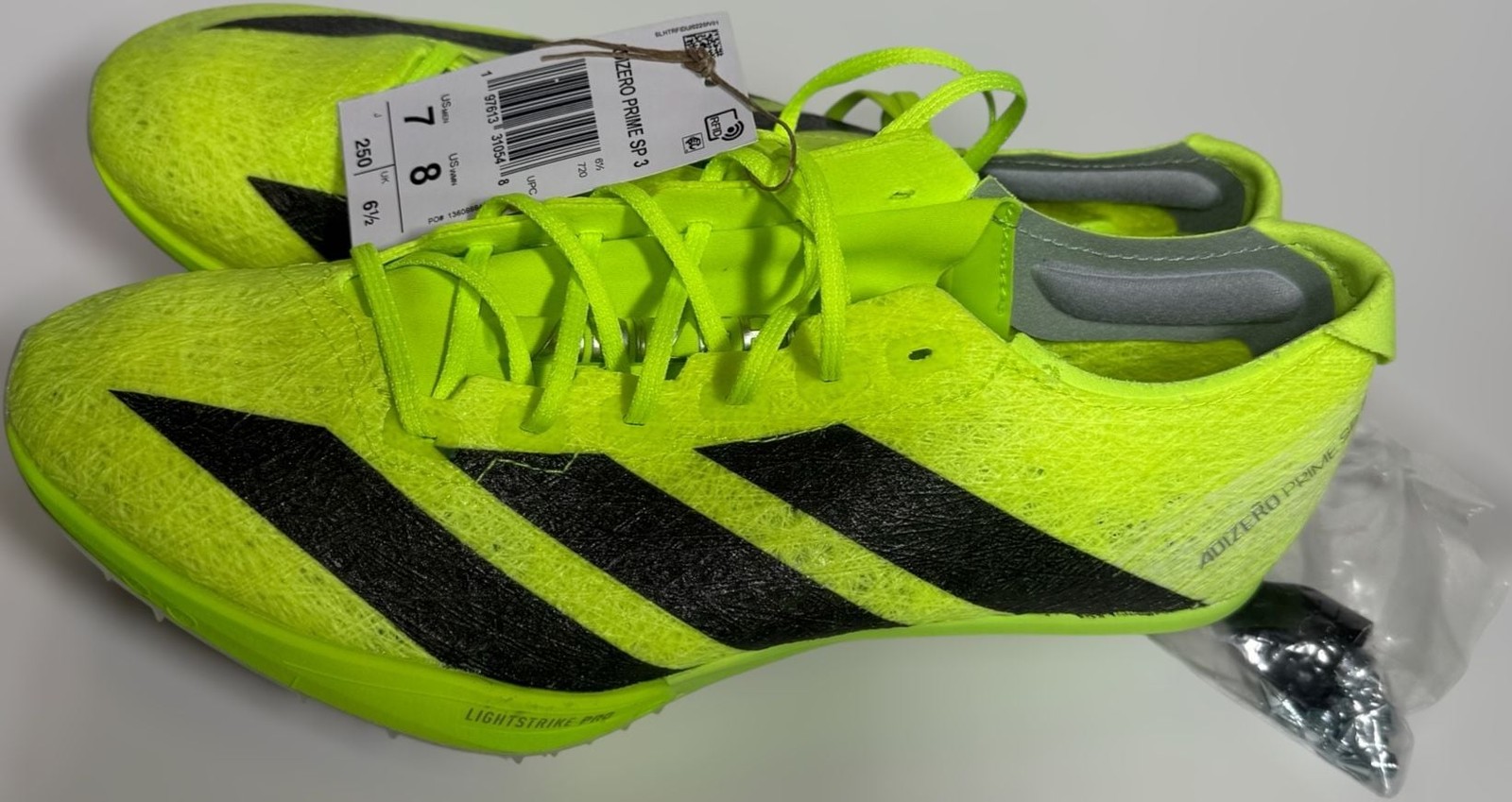 Size 7 adidas Adizero Prime SP 3 Strung Track & Field spikes gallery