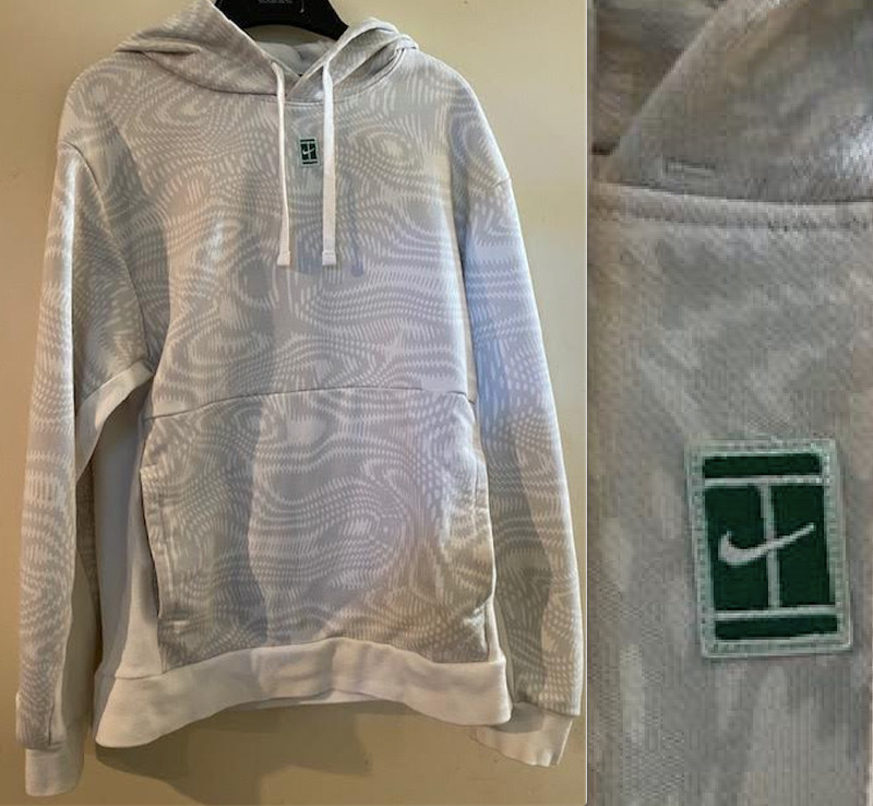 NIKE CHALLENGE COURT TENNIS SINNER ALCARAZ AGASSI WIMBLEDON WEATSHIRT HOODIE HTF gallery