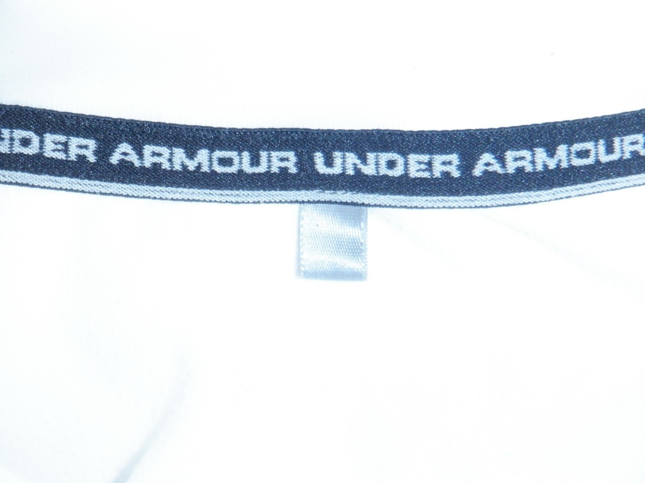 Men's UNDER ARMOUR COLD GEAR COMRESSION Sz XXL White Mock Neck LS Shirt gallery