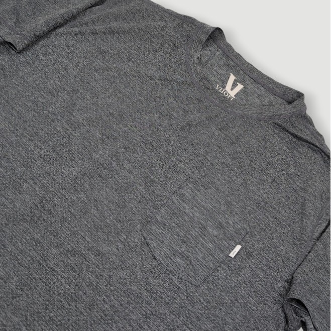 Vuori Tradewind Performance T Shirt Men XL Grey Active Athleisure Workout Gym gallery