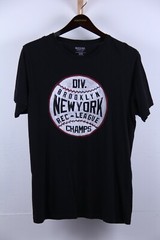 Mossimo Vintage Look Men’s T-Shirt – Brooklyn New York Baseball Size M {A13-15}