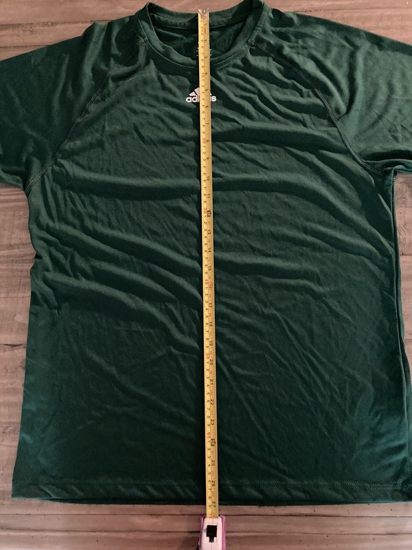 Adidas Amplifier Men's Short Sleeve Dark Green NWT gallery