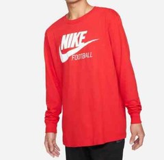 NWT NIKE Men’s BIG & TALL Football Long Sleeved Basketball T-Shirt Red 3XL