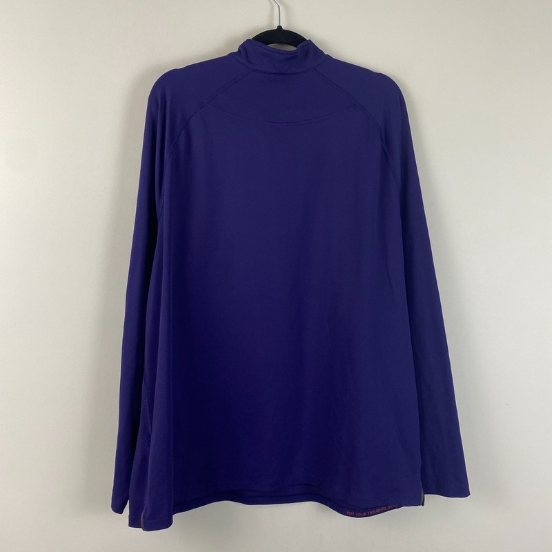 Rhone Session 1/4 Zip Pullover Mens XXL Purple Lightweight Performance Stretch gallery