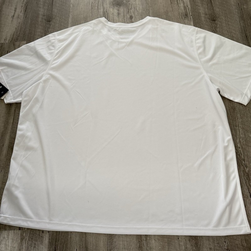Reebok Speedwick Solid Performance T-Shirt Mens 4XL White Wicking Crewneck NEW gallery
