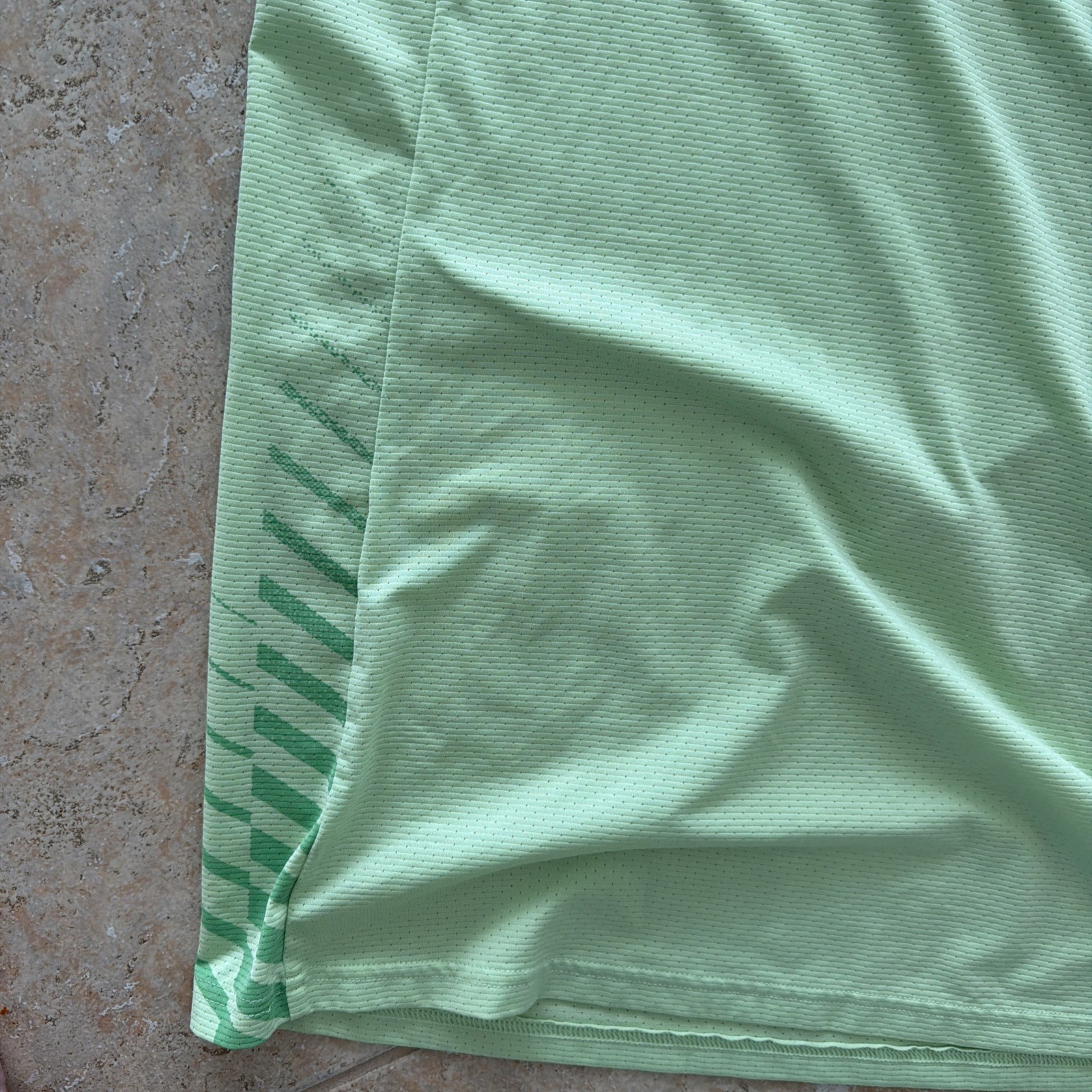 Gymshark Men's Small Light Green Short Sleeve Spellout Logo Fitness T-Shirt gallery