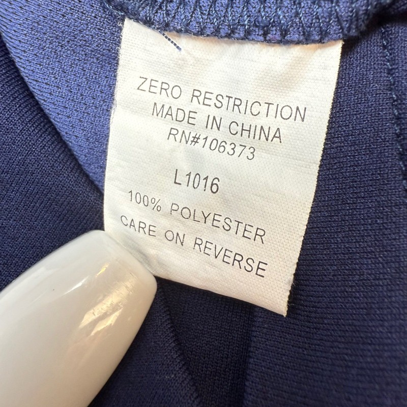 Zero Restriction Mens XL Navy Blue 1/4 Zip Golf Pullover Lightweight gallery