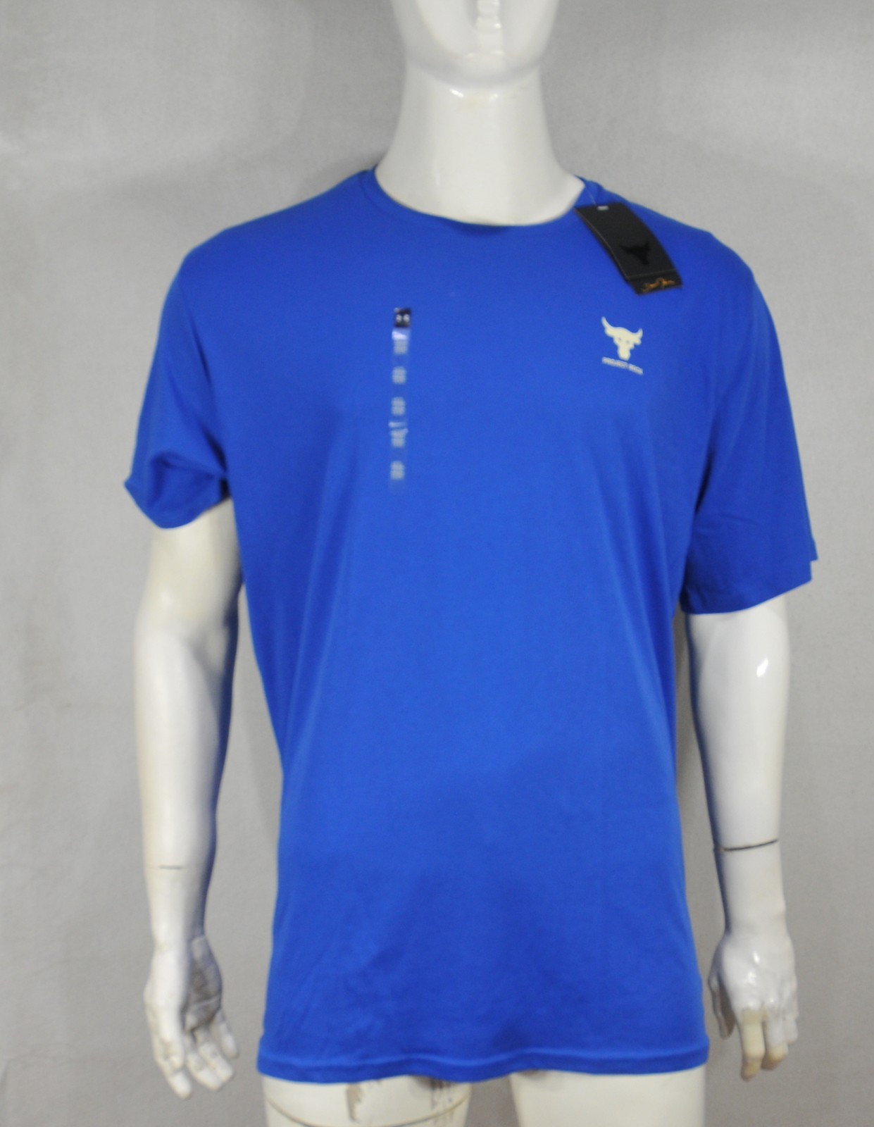 Under Armour Project Rock Banded Men's T-Shirt 2XL Loose fit Blue NWT gallery