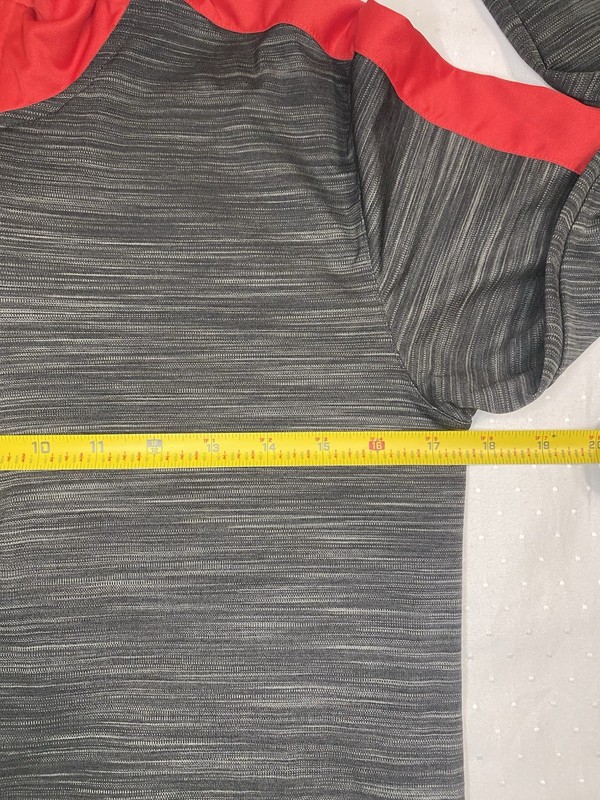 Adidas Crazy Ghost Basketball Pull Over Mens Small Drifit Gray and Red gallery