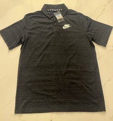 Nike Sportswear Men’s Av 15 Polo Knit Black Shirt (886790-010) Medium NWT