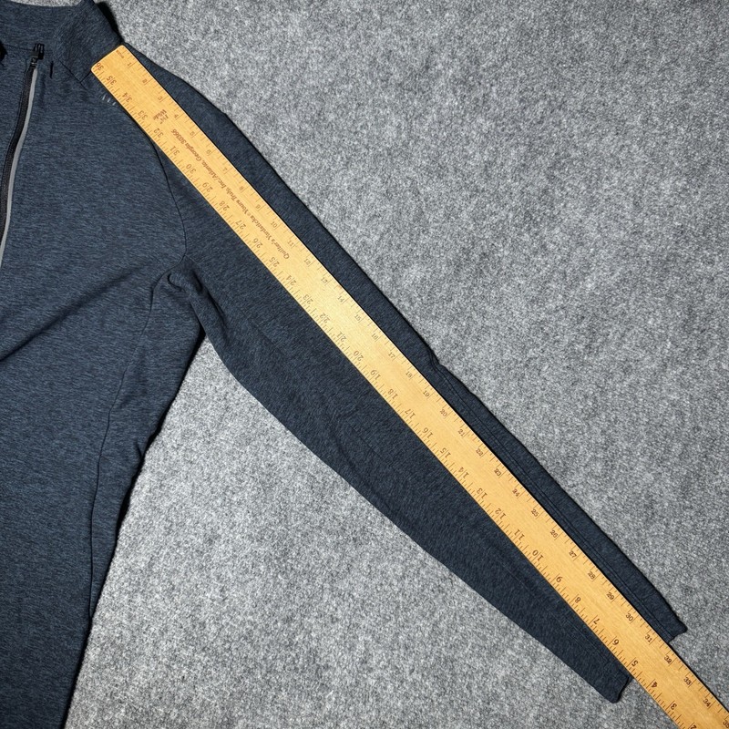 Lululemon Surge Warm 1/2 Zip Men Medium Heather Navy Pullover Stretch Athletic gallery