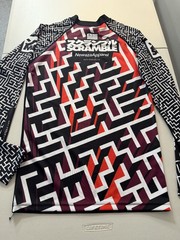 Newaza Scramble Rashguard Men’s M BJJ Jiu Jitsu Grappling Excellent Pre