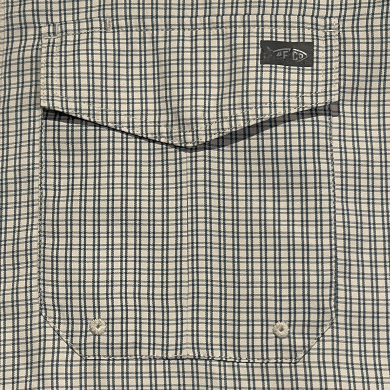 AFTCO Mens Sirius Tech Long Sleeve Button Down Vented Fishing Shirt Size S Beach gallery