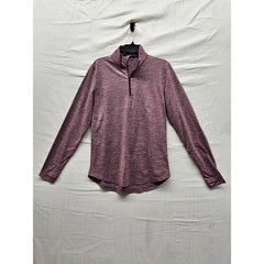 All in Motion Soft Stretch 1/2 Zip Pullover Burgundy Heather Mens Small K87725