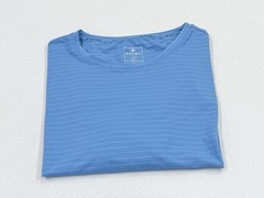 Soybu Men’s One-Piece 4-Way Stretch Moisture Wicking Active Tee, Blue, Size S