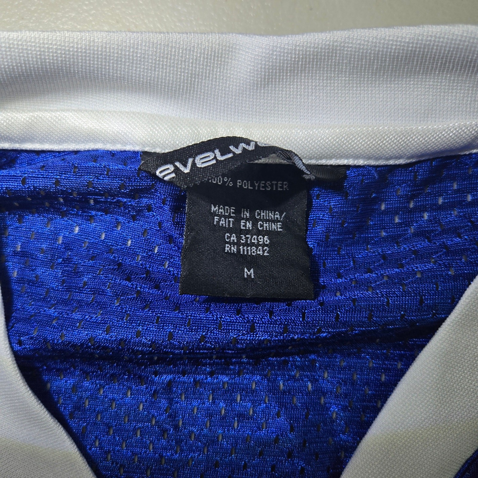 LevelWear Miller Lite Short Sleeve Blue #01 Football Jersey Size Medium gallery