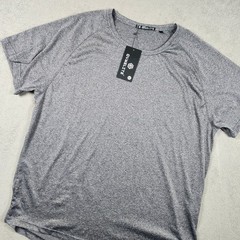Gymelite Performance Workout T-Shirt Mens size XXL Gray Heather Short Sleeve