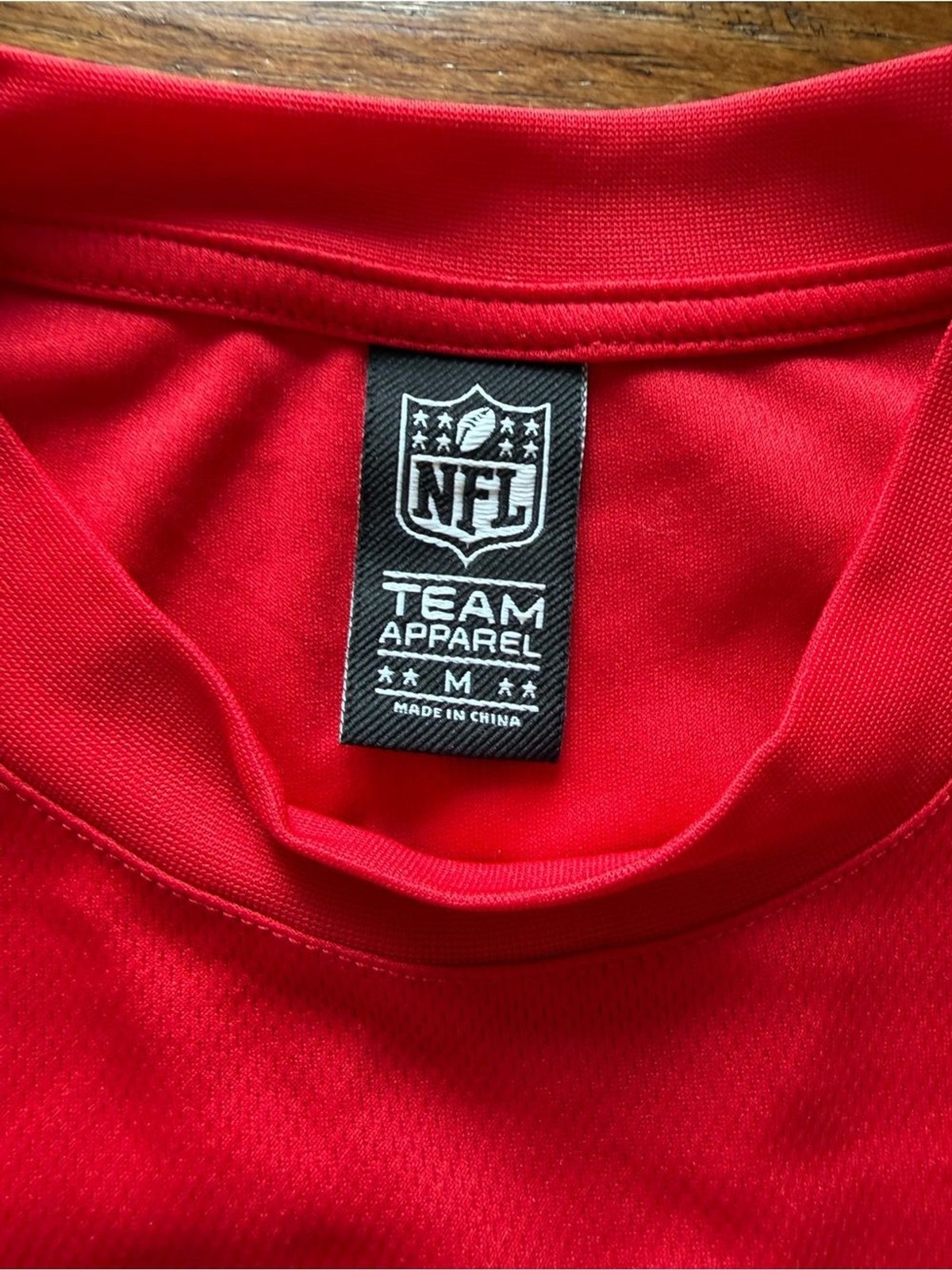 NFL Kansas City Chiefs Red Jersey with White and Gold Accents gallery