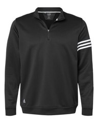 ADIDAS GOLF Men’s S-4XL 3-Stripes French Terry Quarter Zip Pullover Sport Jacket