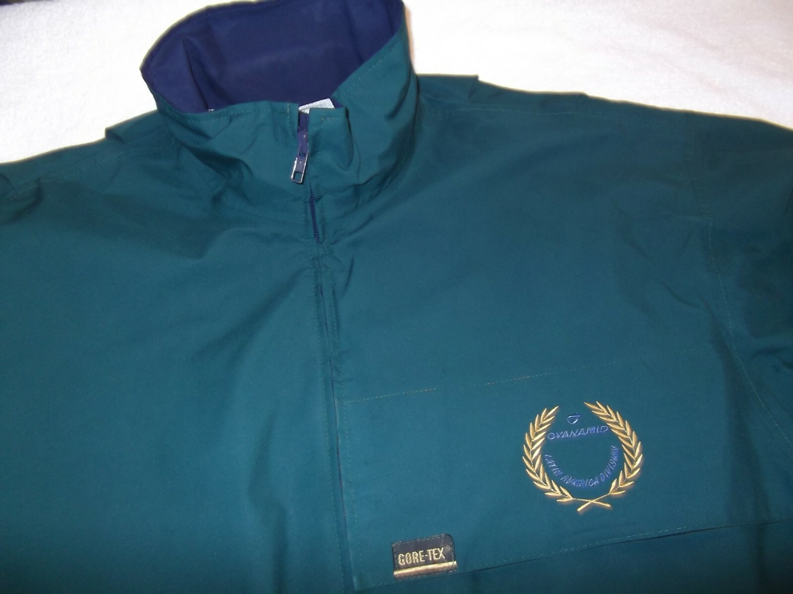 ZERO RESTRICTION GORE-TEX JACKET - L - CYANAMID LOGO - FULL ZIP - gallery