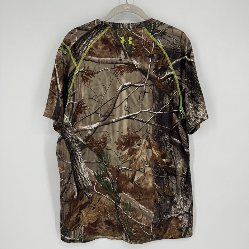Under Armour shirt mens large L loose heatgear camo hunting outdoor fishing gallery