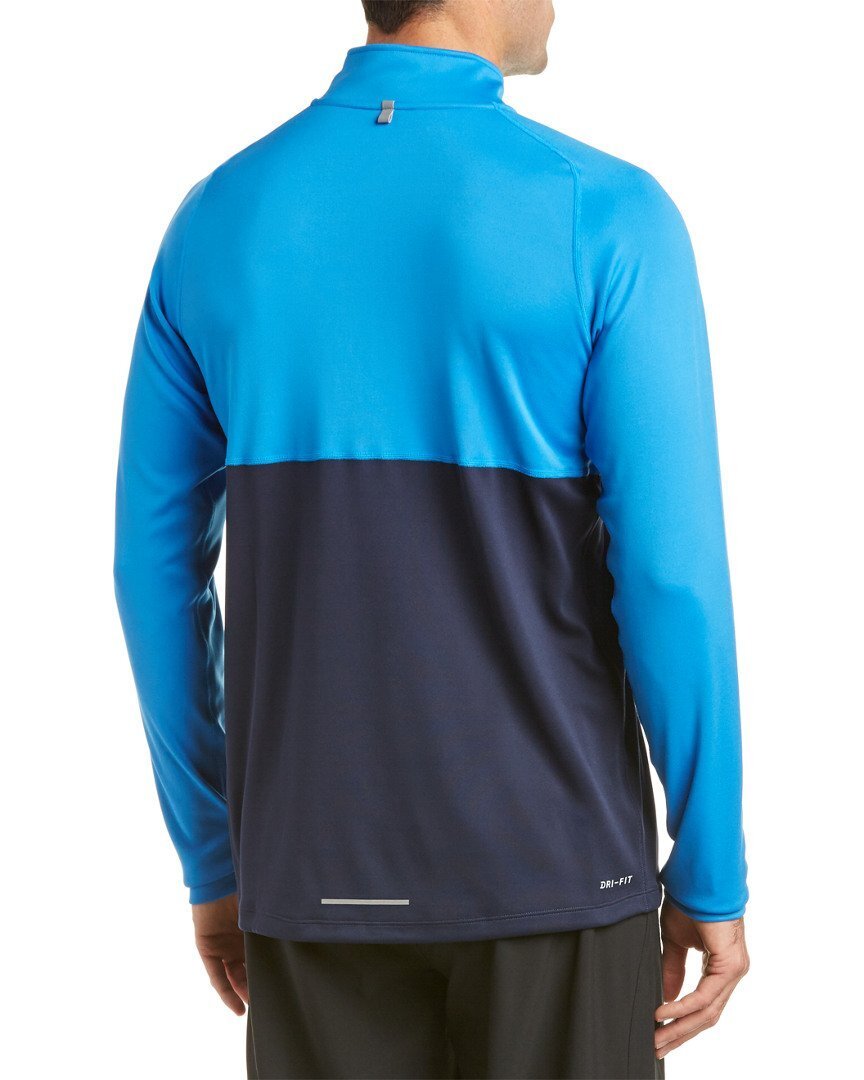 Nike Mens Mens Racer Half-Zip, Xl, Blue gallery