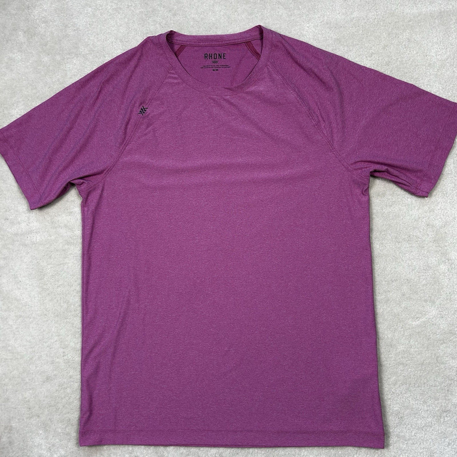 Rhone Reign Performance TShirt Mens Medium Short Sleeve Workout Training Tech gallery