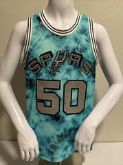 San Antonio Spurs Jersey Mitchell & Ness SwIngman Galaxy 98-99 Robinson Small