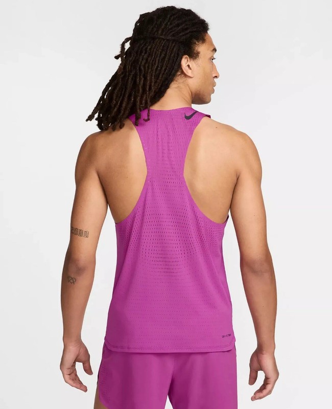 Nike Aeroswift Dri-Fit ADV Running Singlet Hot Fuchsia FN4231-518 Men's Size S gallery