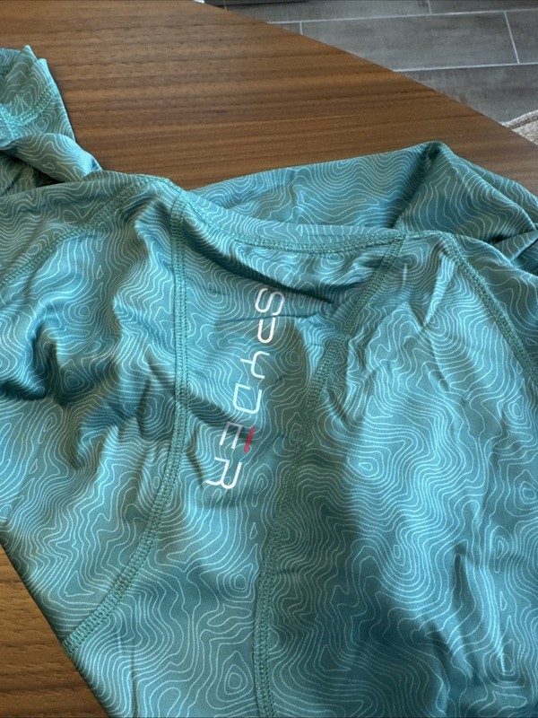 Spyder Shirt Mens SZ M Green Swim Rash Guard Shirt UPF 30 Surf Hiking gallery