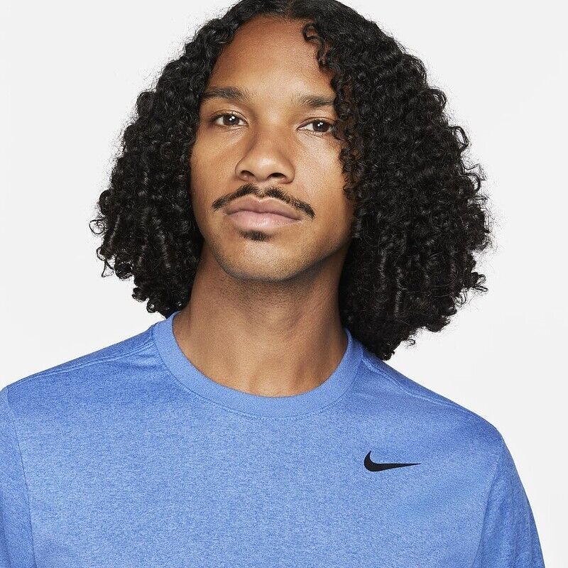 Nike GAME ROYAL HEATHER DX0989-456 Legend 2.0 Tee T-Shirt XL Men's gallery
