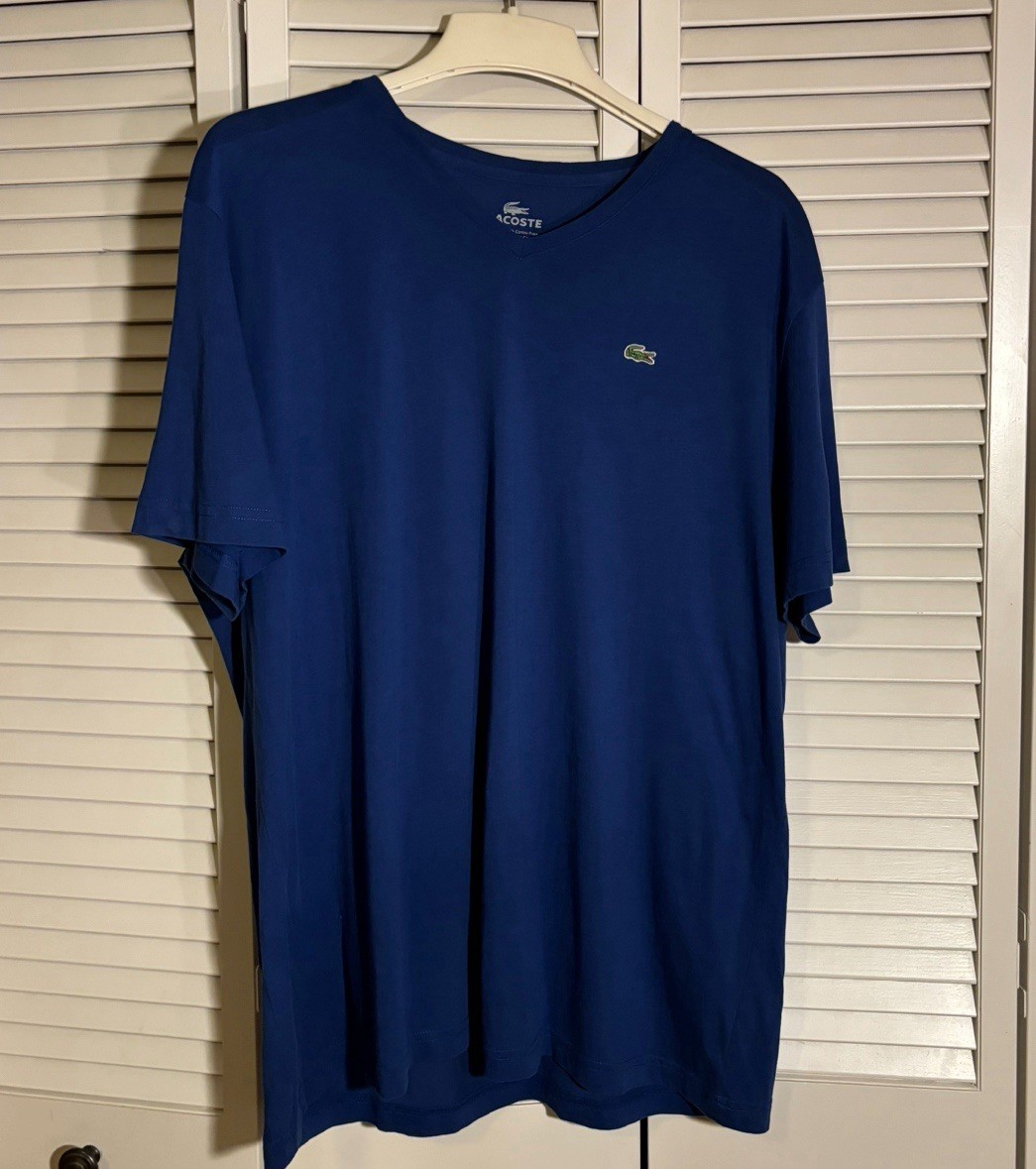 Lacoste 100% Pima Cotton Tee Preppy Comfort gallery