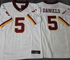 U.S. Shipping 4 Day Jayden Daniels Washington Commanders Stitched Jersey 5