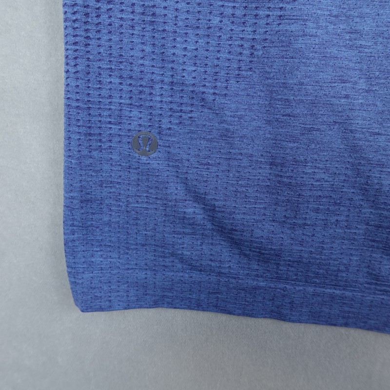 Lululemon Tank Top Men XXL Blue Sleeveless Metal Vent Tech Running Training gallery
