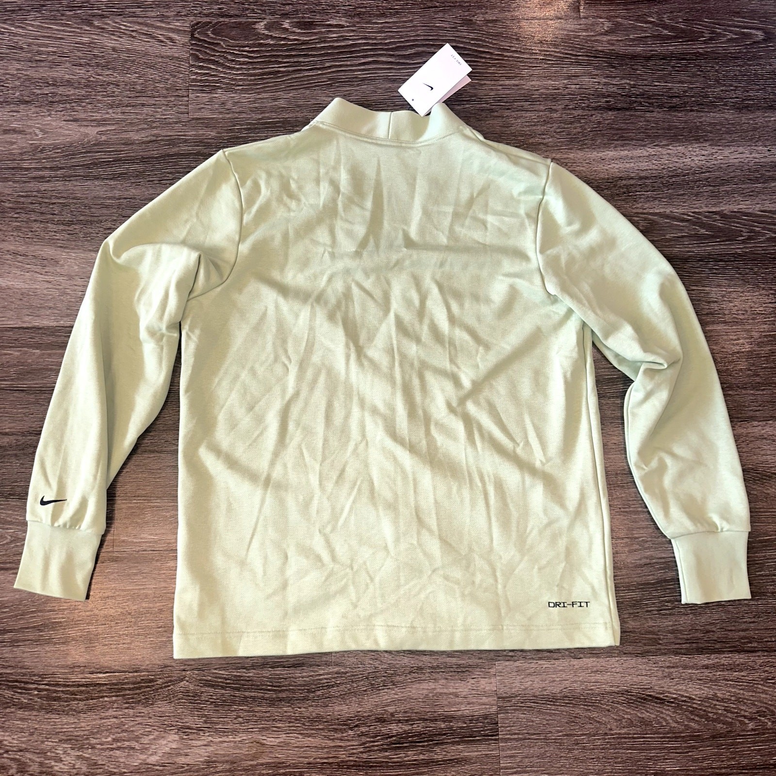 Nike Dri-FIT Standard Issue Golf Cardigan Green Honey FB5464-343 Men's Large NEW gallery