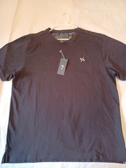 William Murray Tempo Band Polo Shirt Mens 2XL XXL Black Golf Snap MSRP $85 NWT