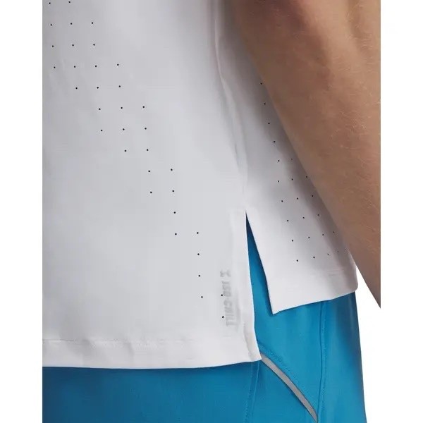 NWT men's large Under Armour UA launch Singlet 1389800-100 iso-chill UPF-30 gallery
