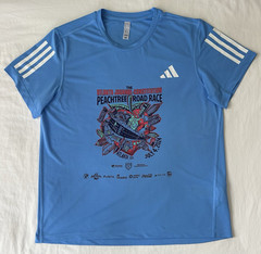 Adidas Peachtree Road Race 2024 Men’s L Blue Running T-Shirt New No Tags (NWOT)