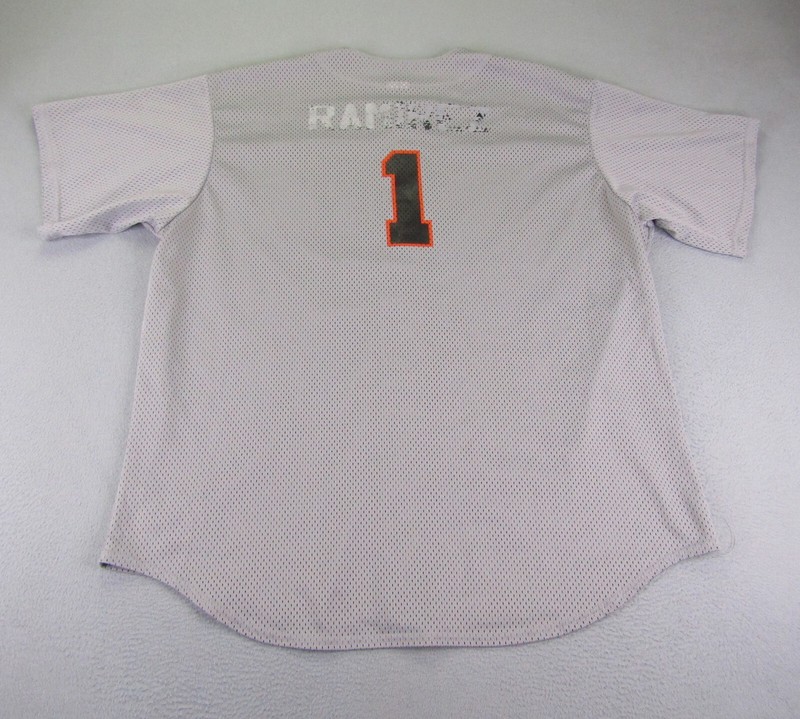 Vintage San Francisco Baseball Jersey Men 3XL Gray Button Up Majestic Ramirez #1 gallery