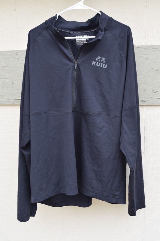 KUIU Pursuit Tech 1/4 Zip Pullover - Men's XXL Black - Excellent Pre Owned Cond. gallery