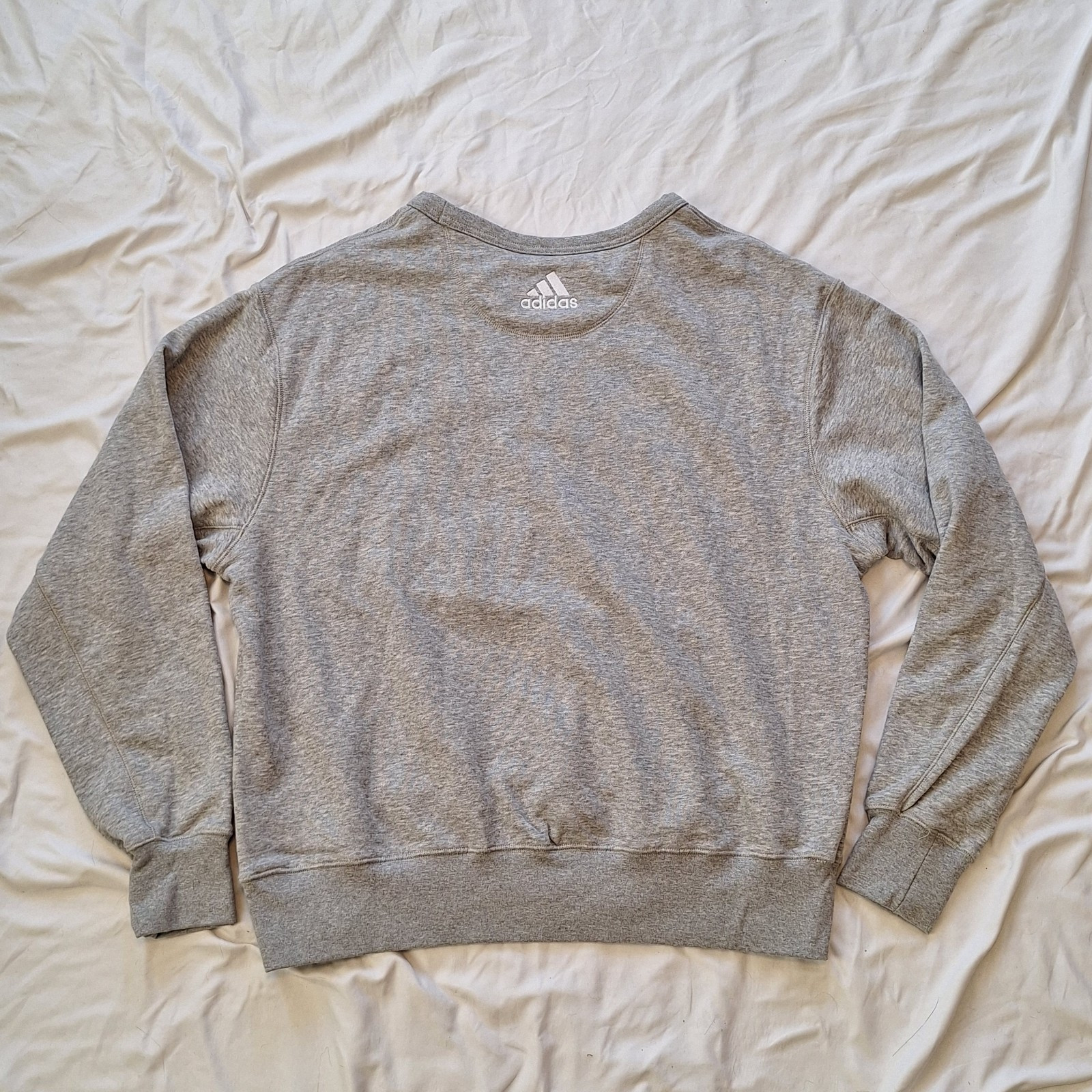 Rutgers Scarlet Knights Adidas Spellout Crewneck Sweatshirt Men's Large EUC gallery