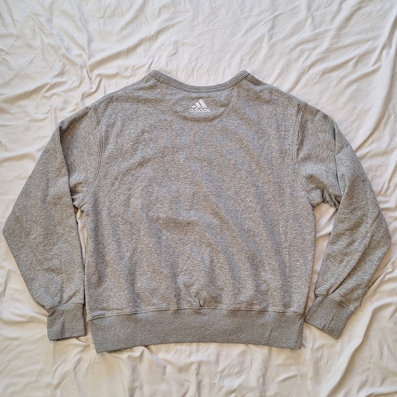 Rutgers Scarlet Knights Adidas Spellout Crewneck Sweatshirt Men's Large EUC gallery