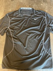Nike Pro Combat Dri-Fit Fitted Compression Shirt Black, Large