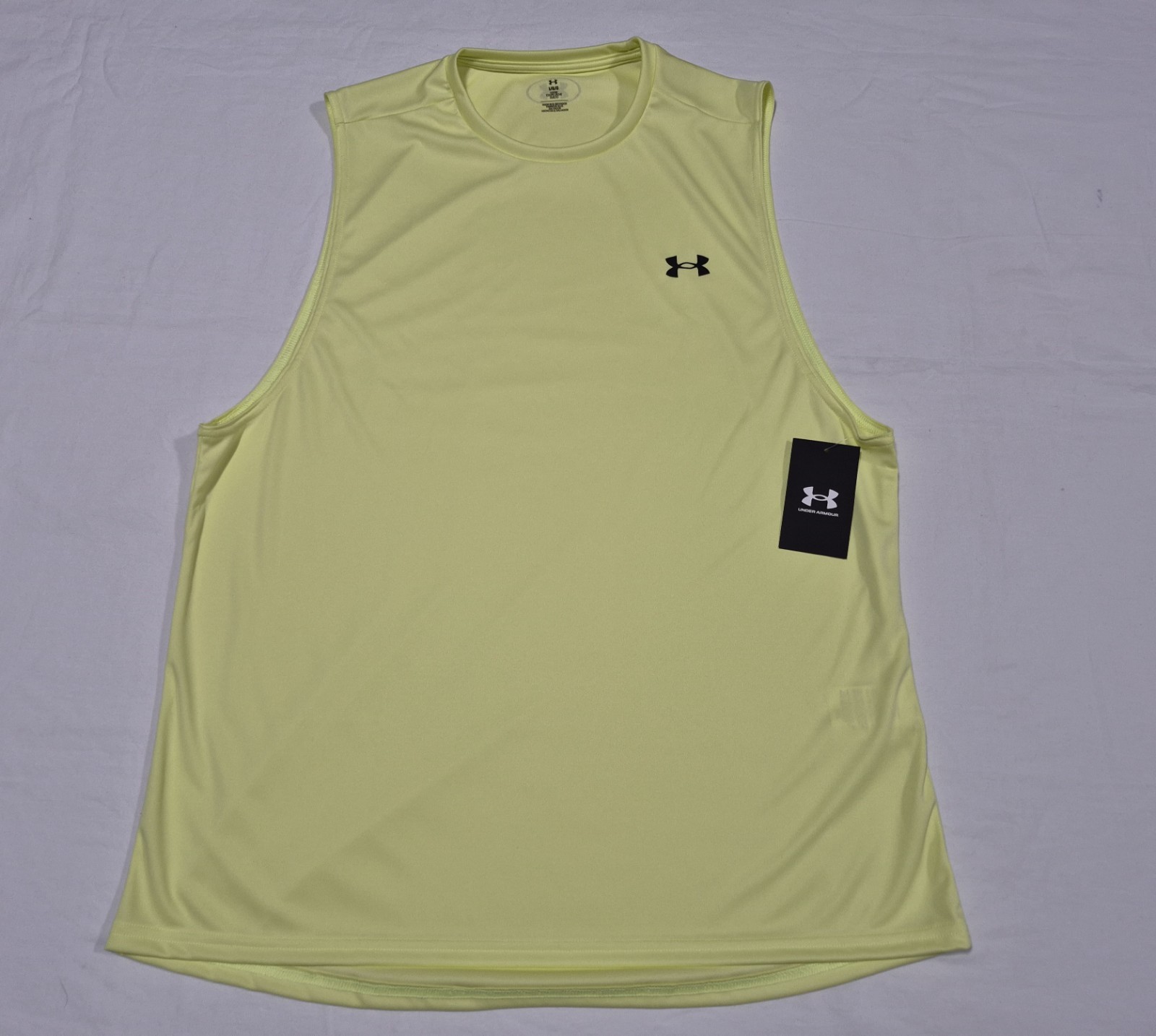 Under Armour Mens Velocity- Muscle Tank Heat Gear Loose 1327972-727 Lemon gallery