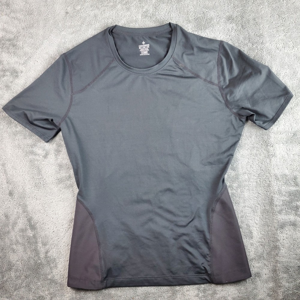 Tommie Copper Shirt Mens 2XL Black Compression Lower Back Support T-Shirt 0878MR
