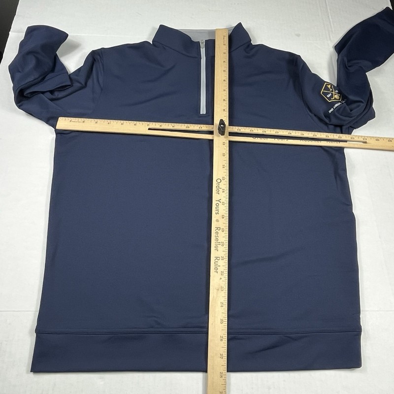 Peter Millar Mens Performance 1/4 Zip Pullover Sport Golf Layering Outdoor Top M gallery