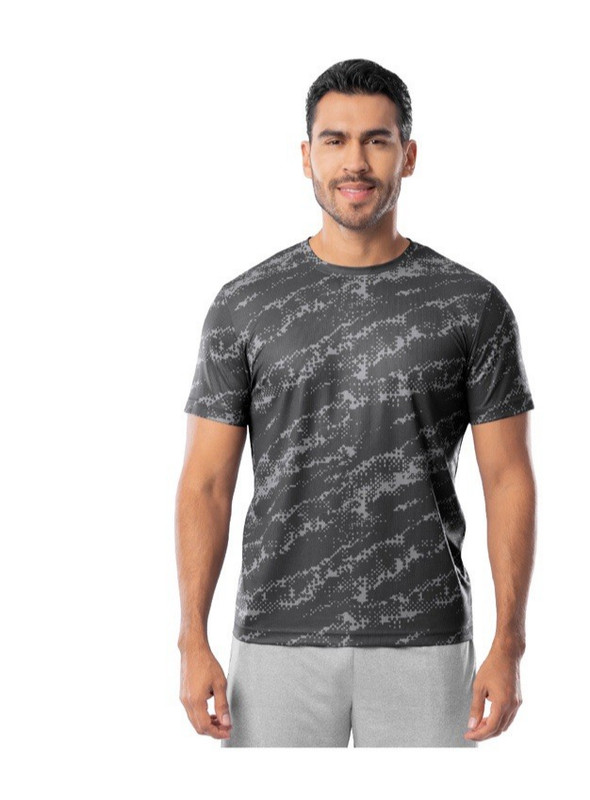 Athletic Works Men's Techno Texture DriWorks Breathable Core T-shirt 2XL (50-52) gallery